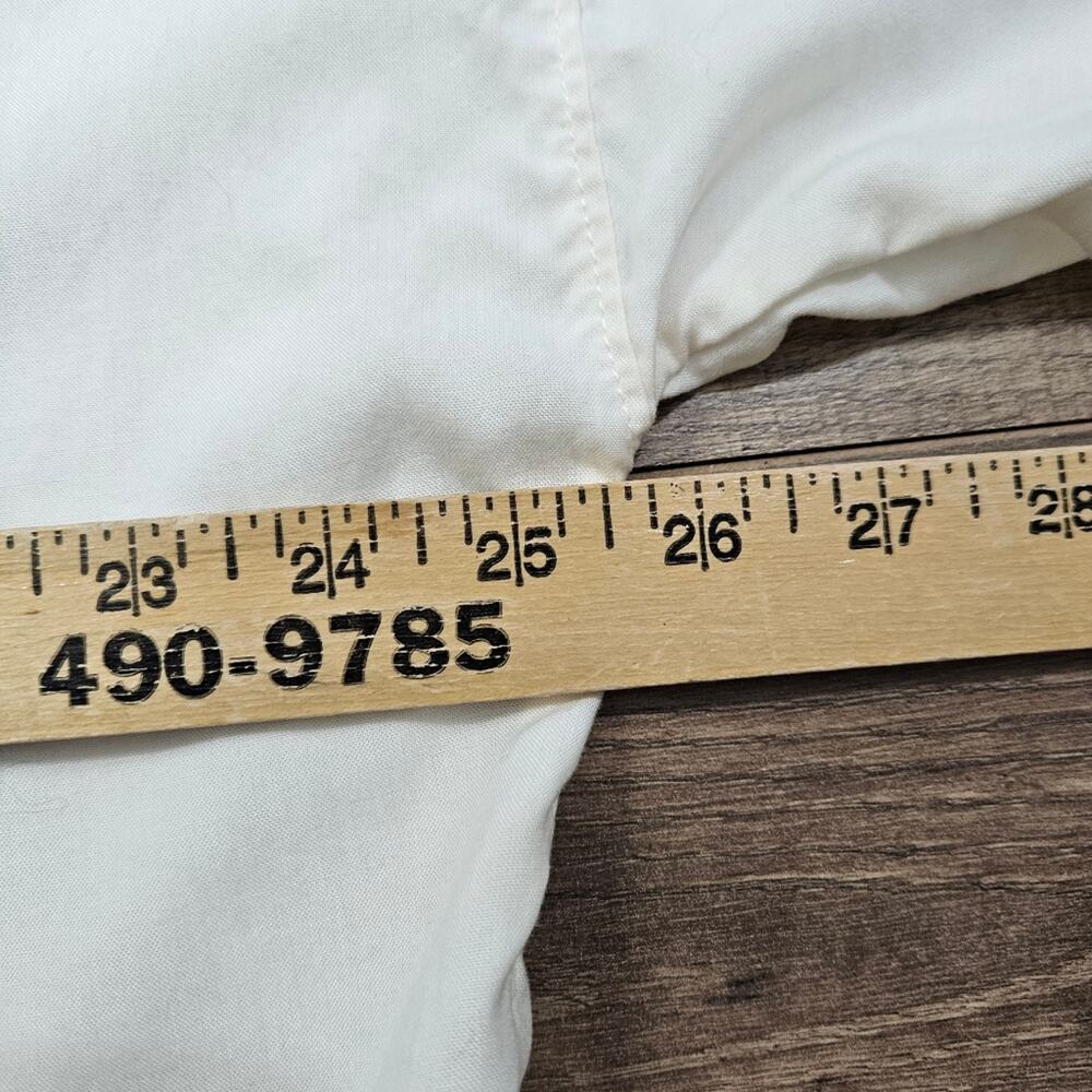 Everlane Oversized Ivory Button Front Shirt Top Size Small Minimal Capsule - Picture 9 of 10